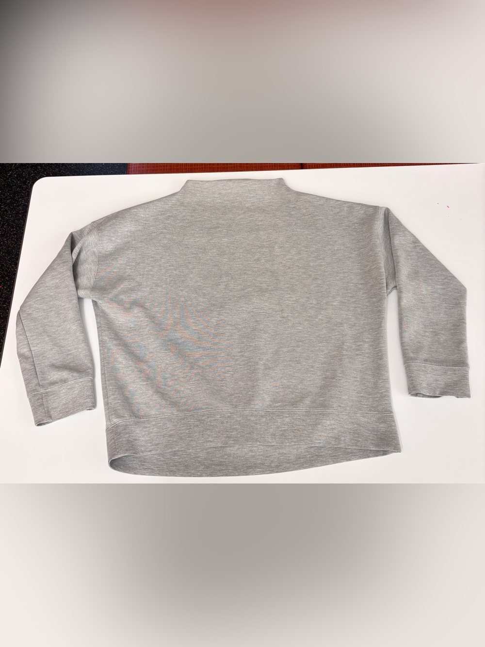 Prologue Women’s Medium Gray Mock Neck Pullover Long Sleeve
